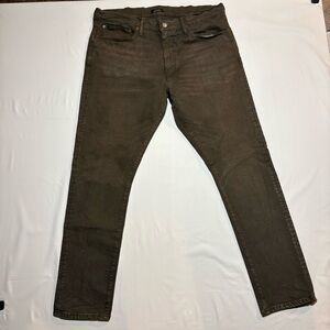 Ralph Lauren Men's Dark Brown Slim Jeans